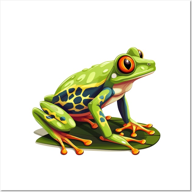 Red Eyed Tree Frog Wall Art by zooleisurelife